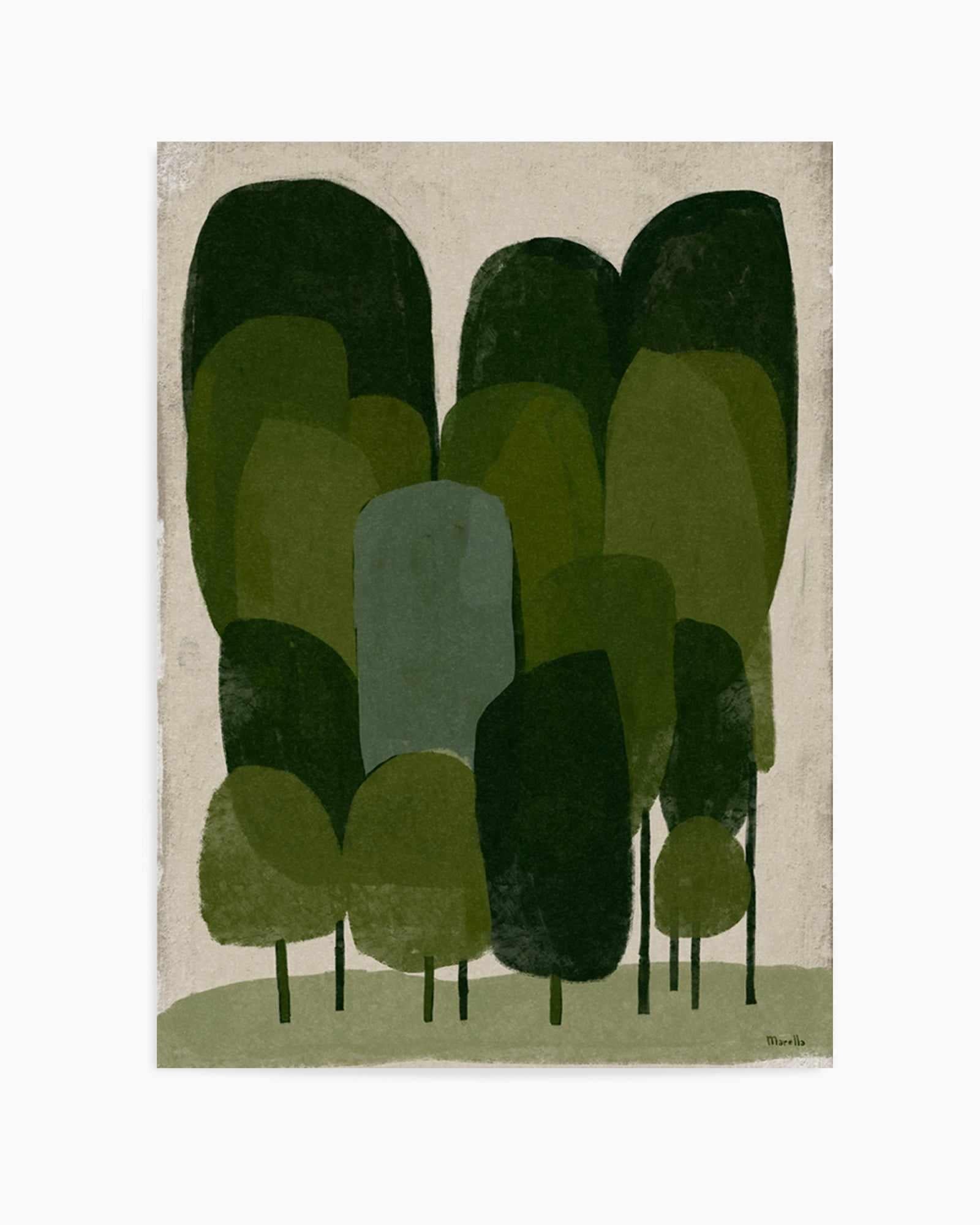 Forest by Marco Marella | Art Print from Olive et Oriel where you can shop wallpaper and artworks online