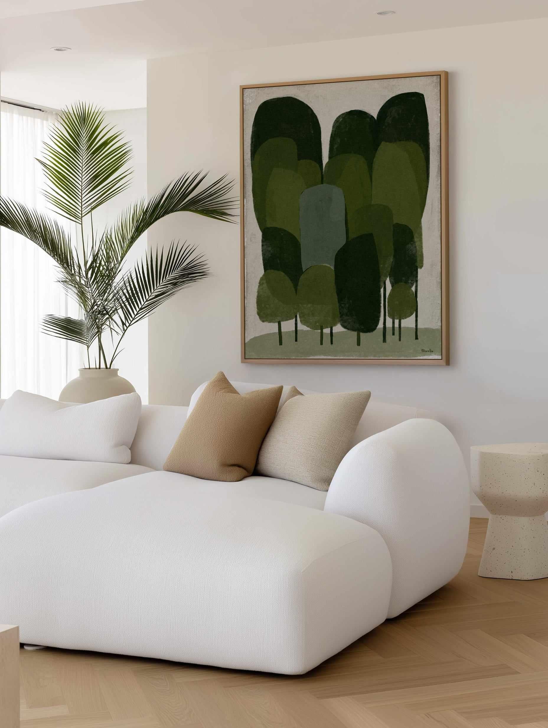 Forest by Marco Marella | Framed Canvas Art Print from Olive et Oriel where you can shop wallpaper and artworks online