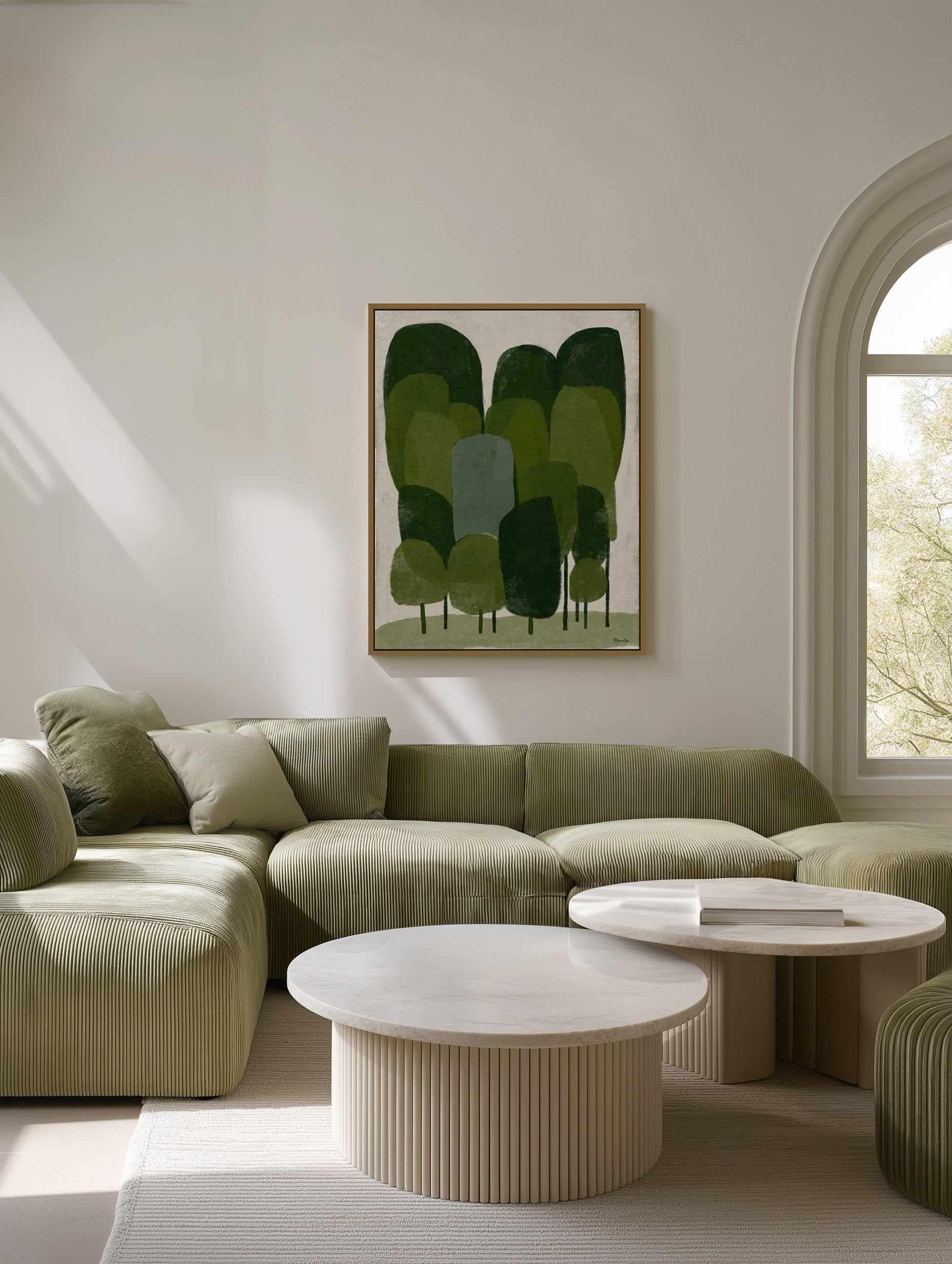 Forest by Marco Marella | Framed Canvas Art Print from Olive et Oriel where you can shop wallpaper and artworks online