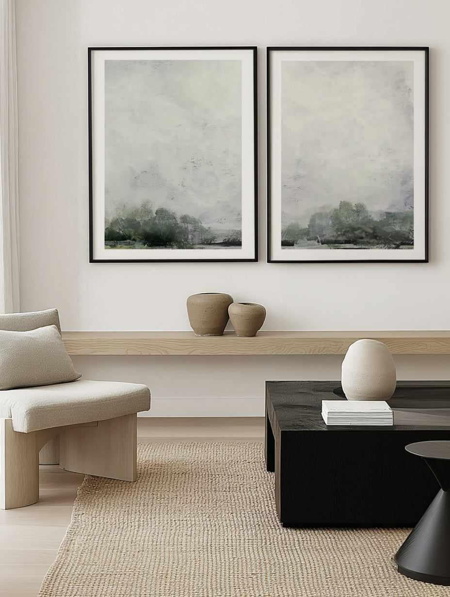 Forest I & II Art Print Set of 2 | Matching Wall Art from Olive et Oriel where you can shop wallpaper and artworks online
