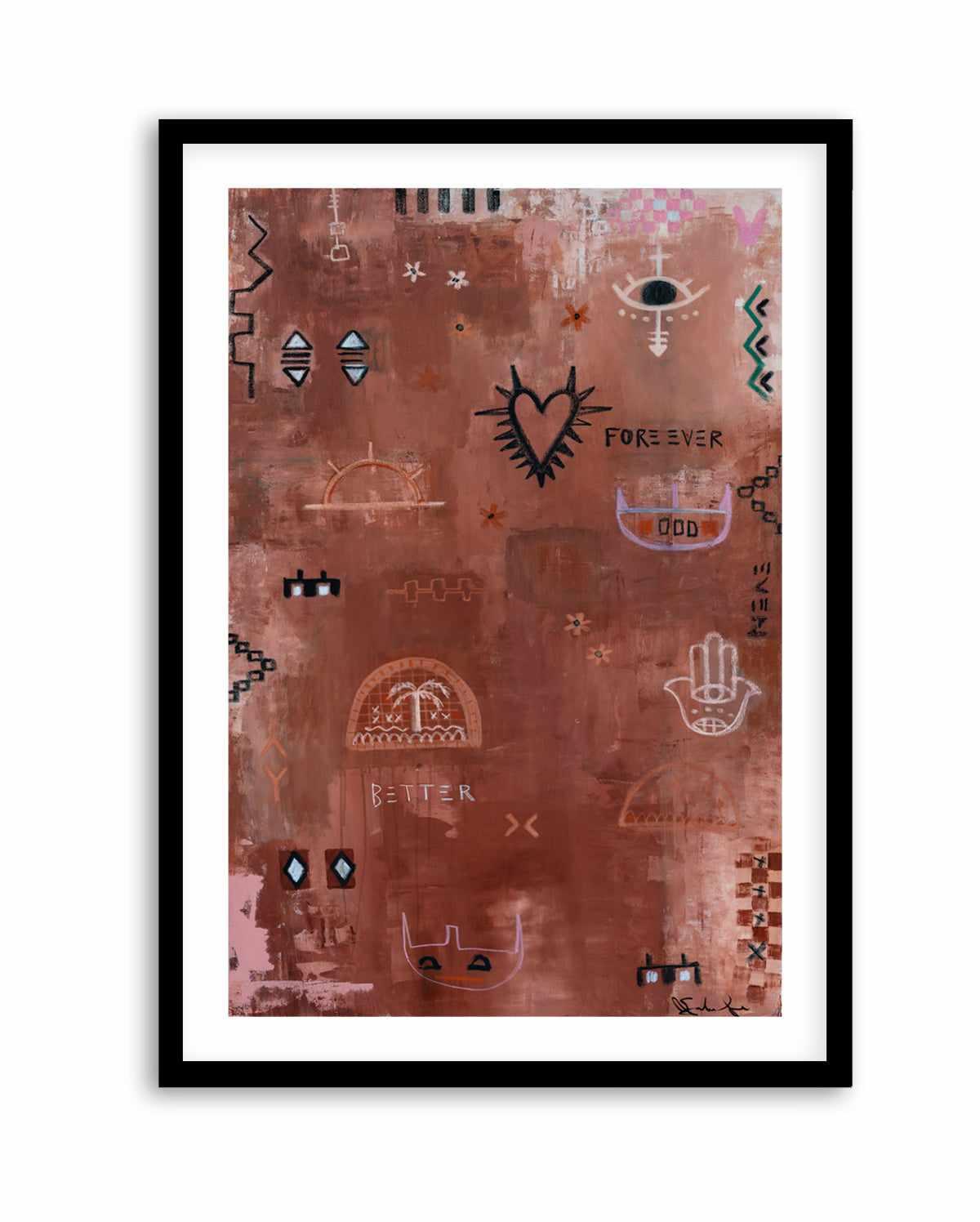 Forever Even Better by Jackie Green | Art Print from Olive et Oriel where you can shop wallpaper and artworks online