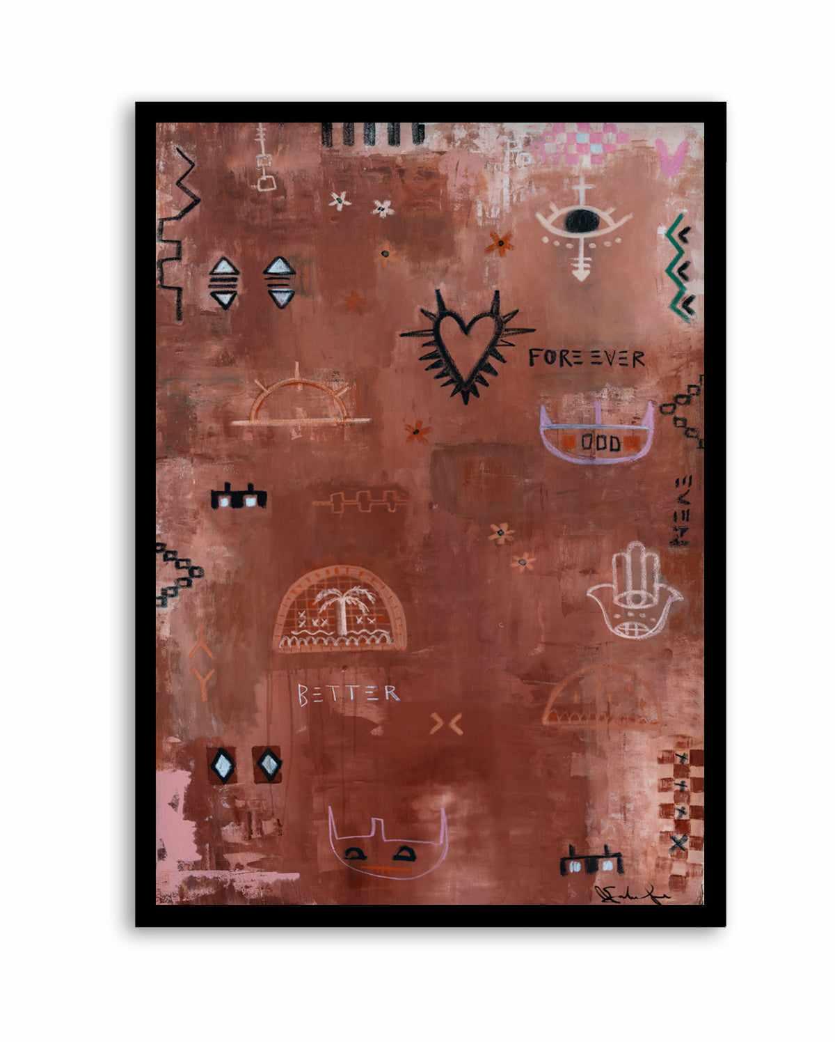 Forever Even Better by Jackie Green | Art Print from Olive et Oriel where you can shop wallpaper and artworks online