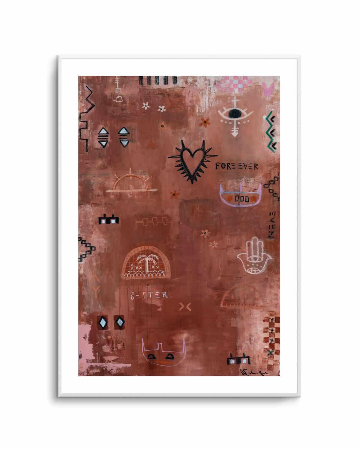 Forever Even Better by Jackie Green | Art Print from Olive et Oriel where you can shop wallpaper and artworks online