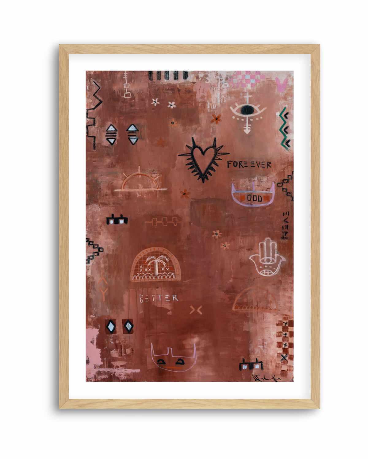 Forever Even Better by Jackie Green | Art Print from Olive et Oriel where you can shop wallpaper and artworks online