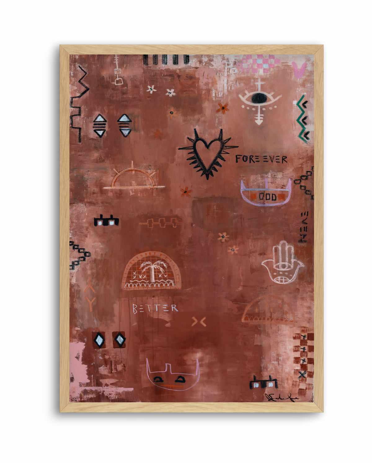 Forever Even Better by Jackie Green | Art Print from Olive et Oriel where you can shop wallpaper and artworks online