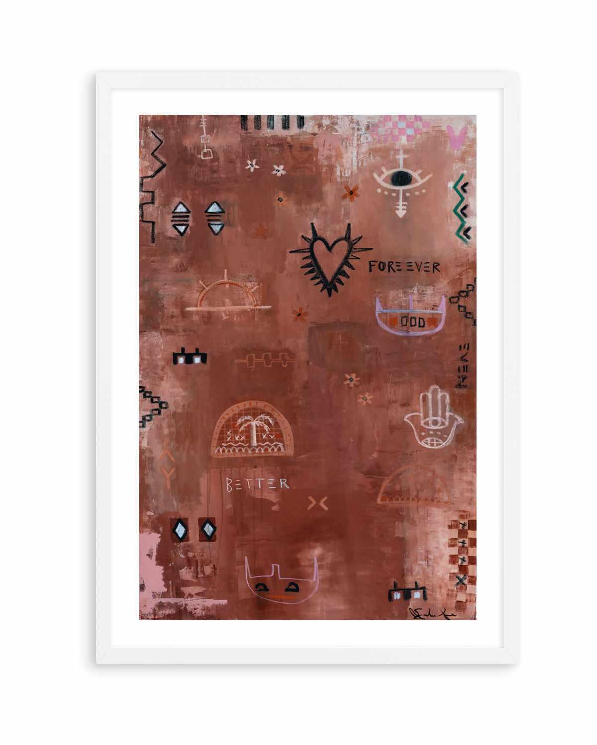 Forever Even Better by Jackie Green | Art Print from Olive et Oriel where you can shop wallpaper and artworks online