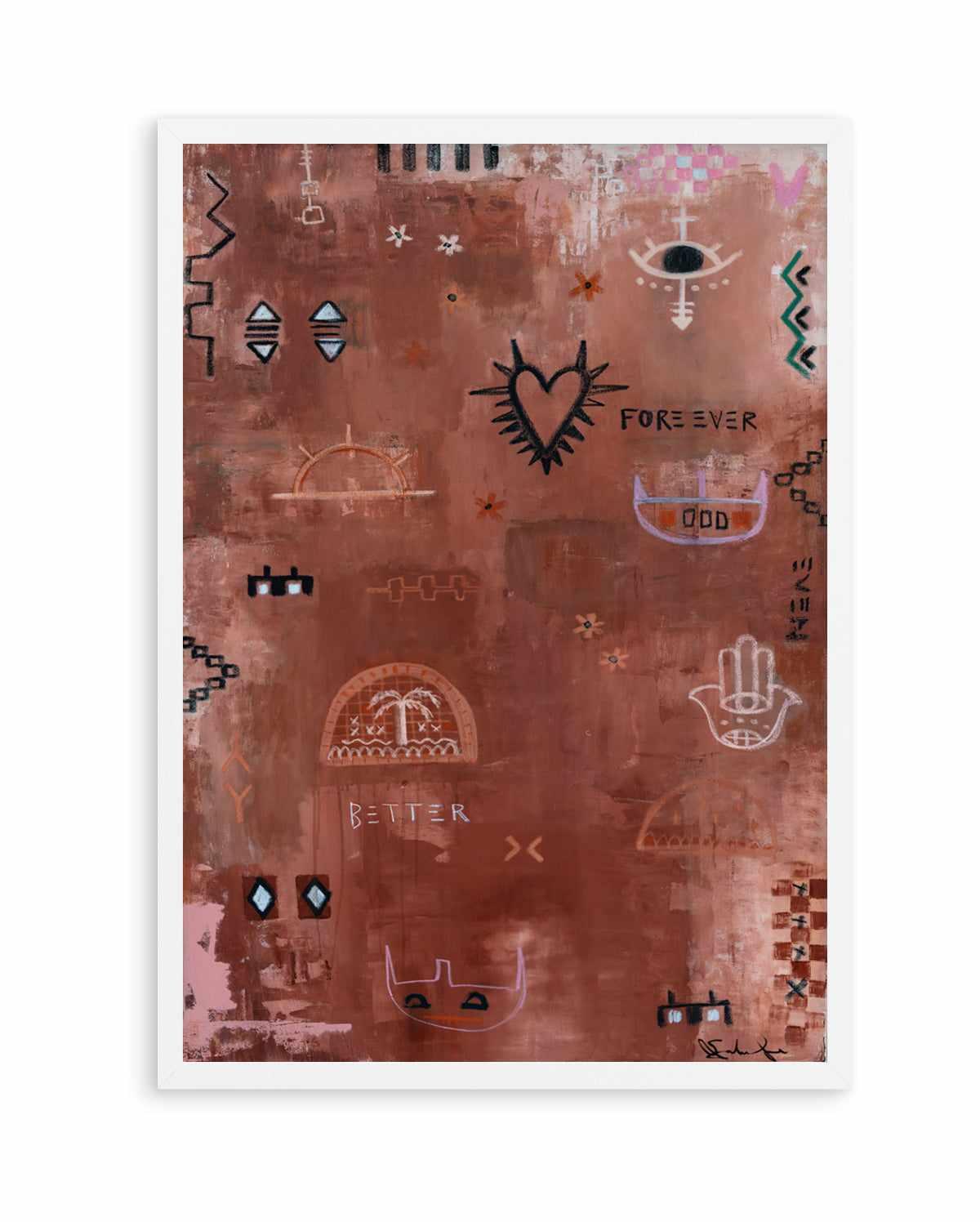 Forever Even Better by Jackie Green | Art Print from Olive et Oriel where you can shop wallpaper and artworks online