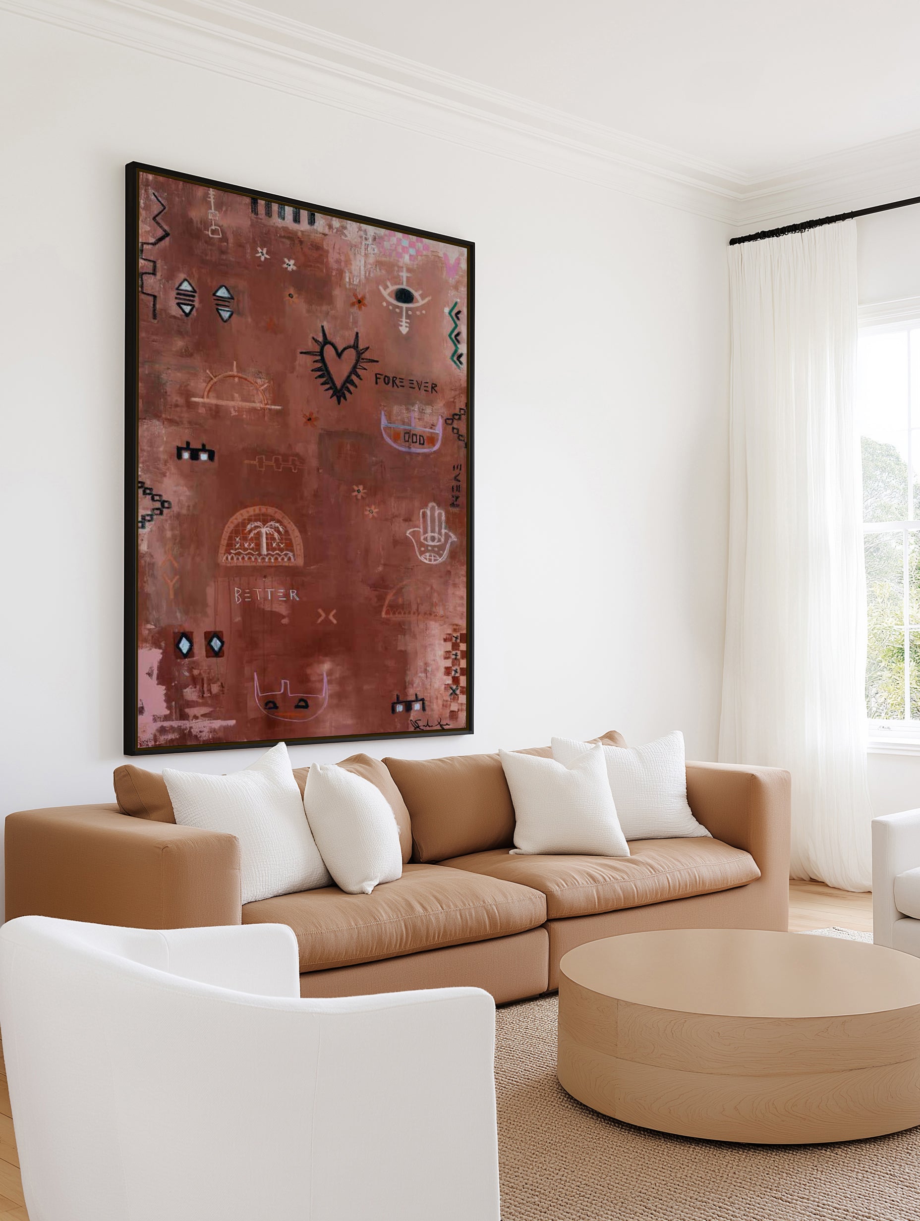 Forever Even Better by Jackie Green | Framed Canvas Art Print