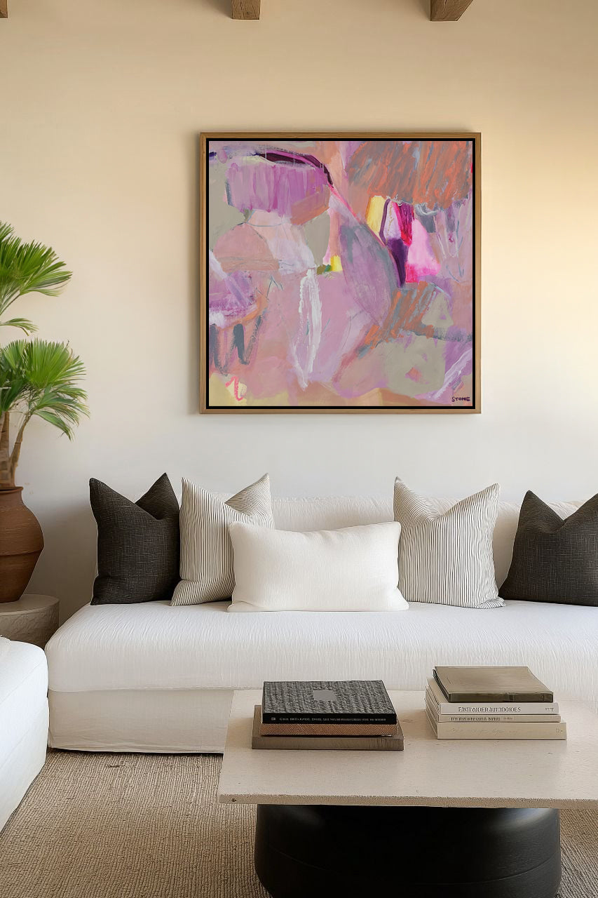 Forever by Belinda Stone | Framed Canvas Art Print