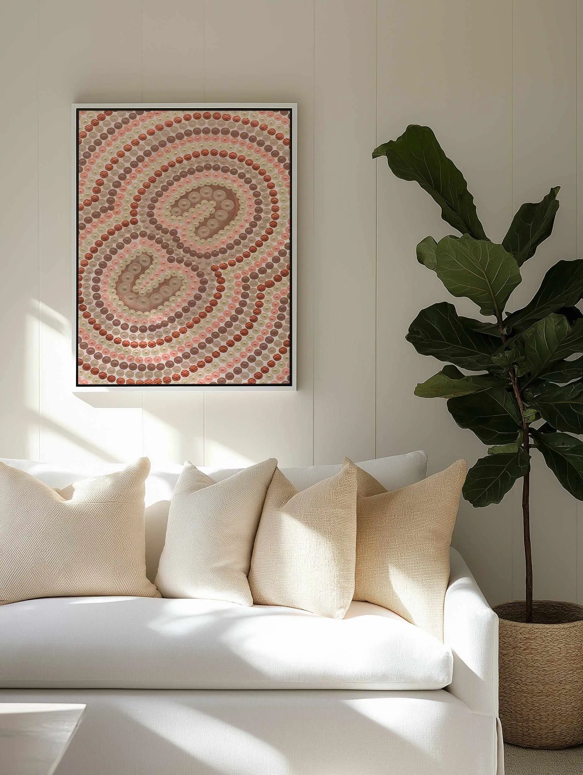 Forever Together by Karissa Undy | Framed Canvas Art Print from Olive et Oriel where you can shop wallpaper and artworks online