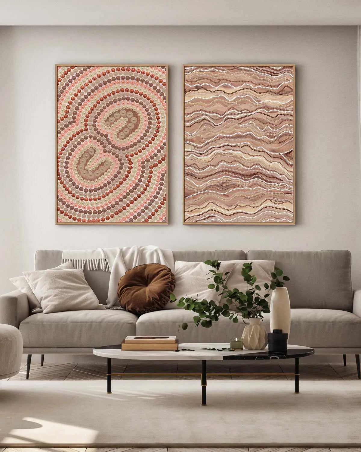 River Flow by Karissa Undy | Framed Canvas Art Print from Olive et Oriel where you can shop wallpaper and artworks online