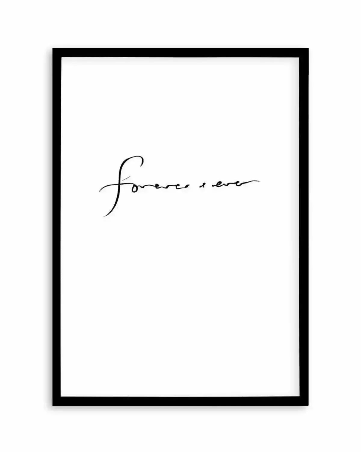 Forever + Ever Art Print from Olive et Oriel where you can shop wallpaper and artworks online