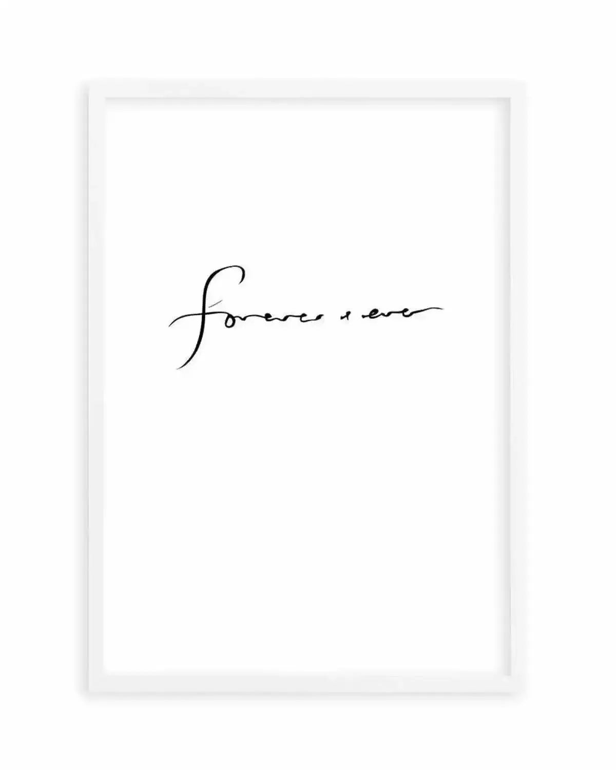 Forever + Ever Art Print from Olive et Oriel where you can shop wallpaper and artworks online