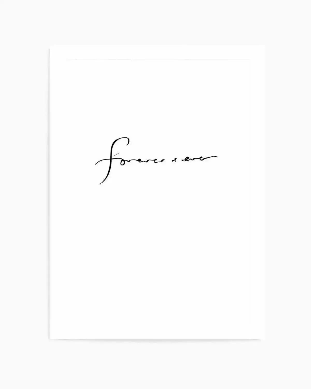 Forever + Ever Art Print from Olive et Oriel where you can shop wallpaper and artworks online