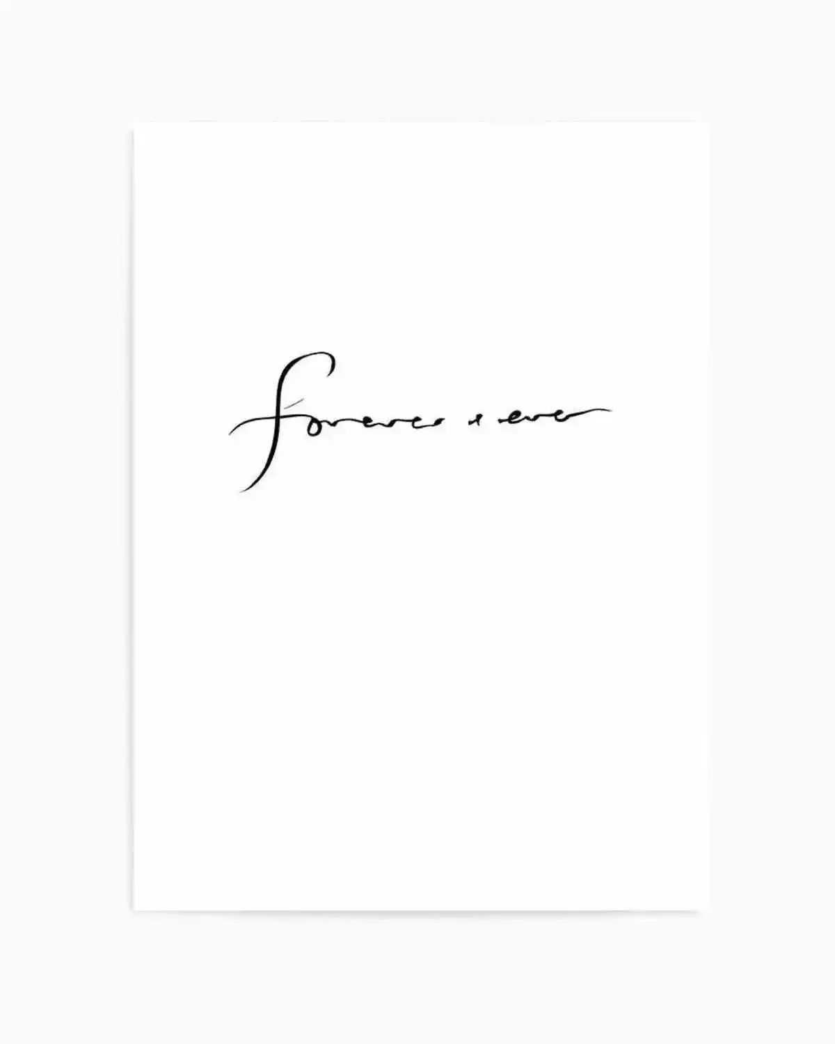 Forever + Ever Art Print from Olive et Oriel where you can shop wallpaper and artworks online