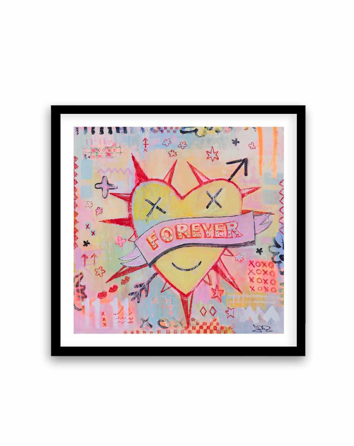 Forever by Jackie Green | Art Print from Olive et Oriel where you can shop wallpaper and artworks online