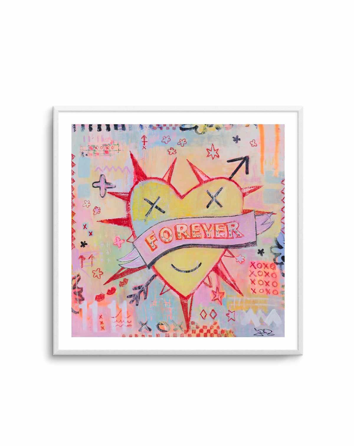 Forever by Jackie Green | Art Print from Olive et Oriel where you can shop wallpaper and artworks online