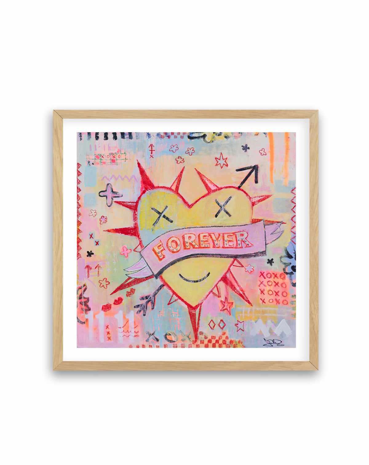 Forever by Jackie Green | Art Print from Olive et Oriel where you can shop wallpaper and artworks online