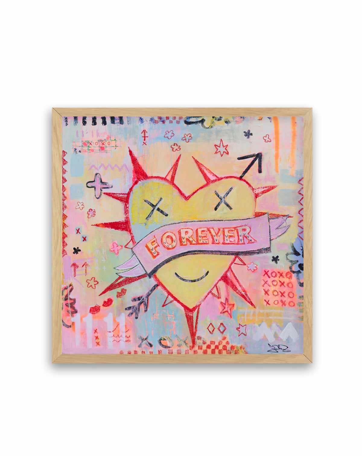 Forever by Jackie Green | Art Print from Olive et Oriel where you can shop wallpaper and artworks online