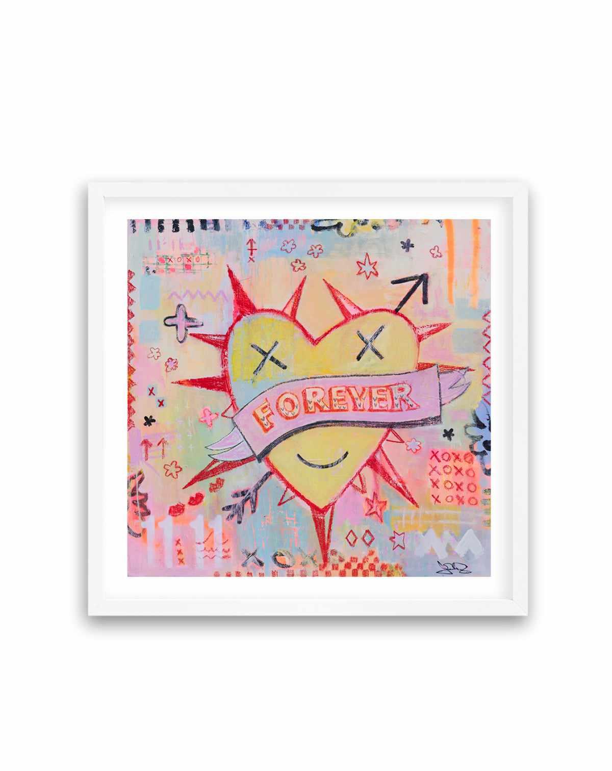 Forever by Jackie Green | Art Print from Olive et Oriel where you can shop wallpaper and artworks online