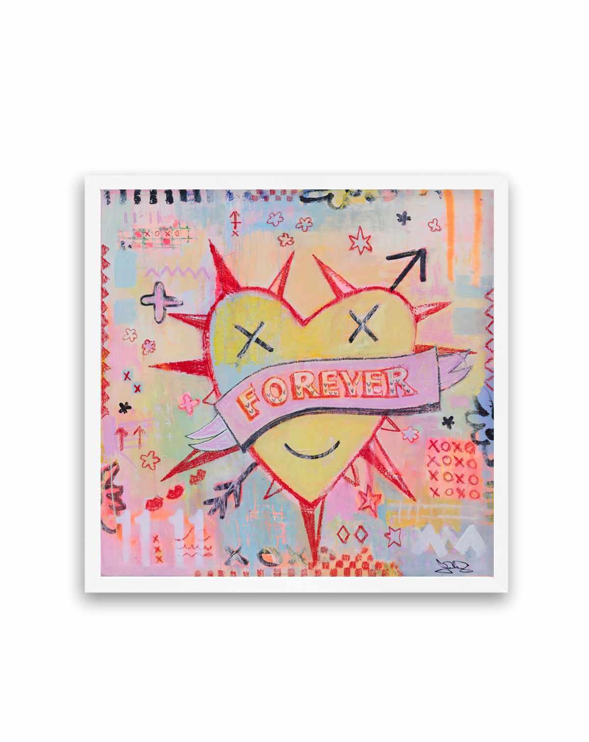 Forever by Jackie Green | Art Print from Olive et Oriel where you can shop wallpaper and artworks online