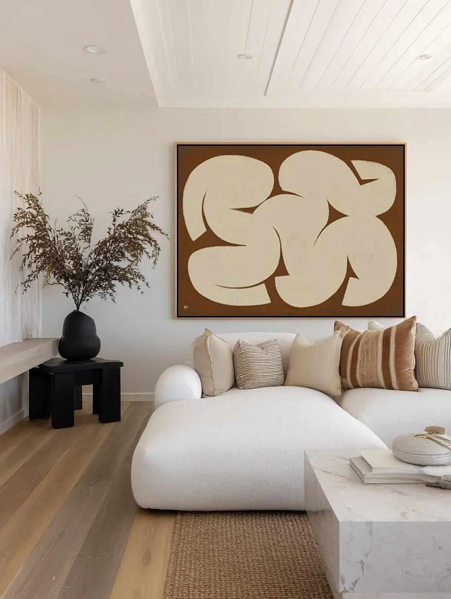 Forme Astratte by Marco Marella | Framed Canvas Art Print from Olive et Oriel where you can shop wallpaper and artworks online