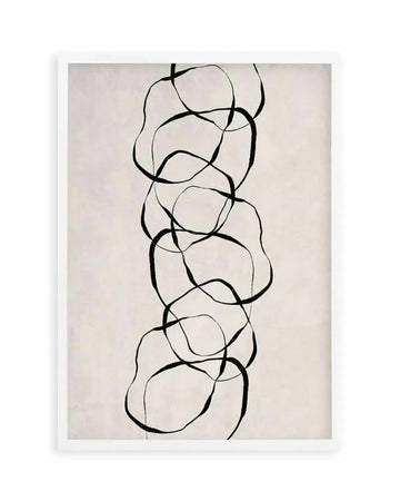Forme D'objet I Art Print neutrals with black modern art print
