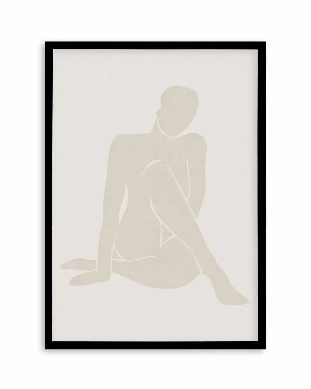 Forme Feminine I | Beige Art Print from Olive et Oriel where you can shop wallpaper and artworks online