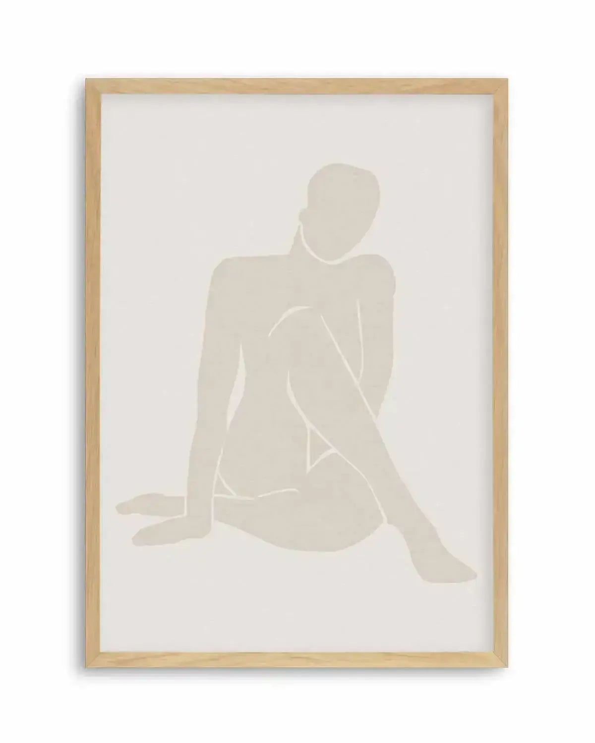 Forme Feminine I | Beige Art Print from Olive et Oriel where you can shop wallpaper and artworks online
