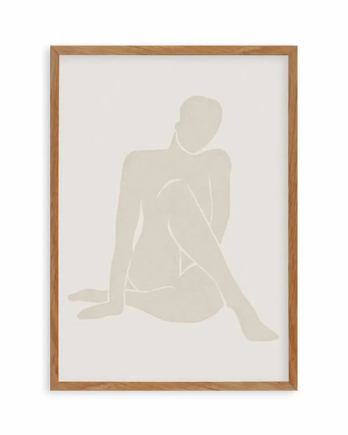 Forme Feminine I | Beige Art Print from Olive et Oriel where you can shop wallpaper and artworks online