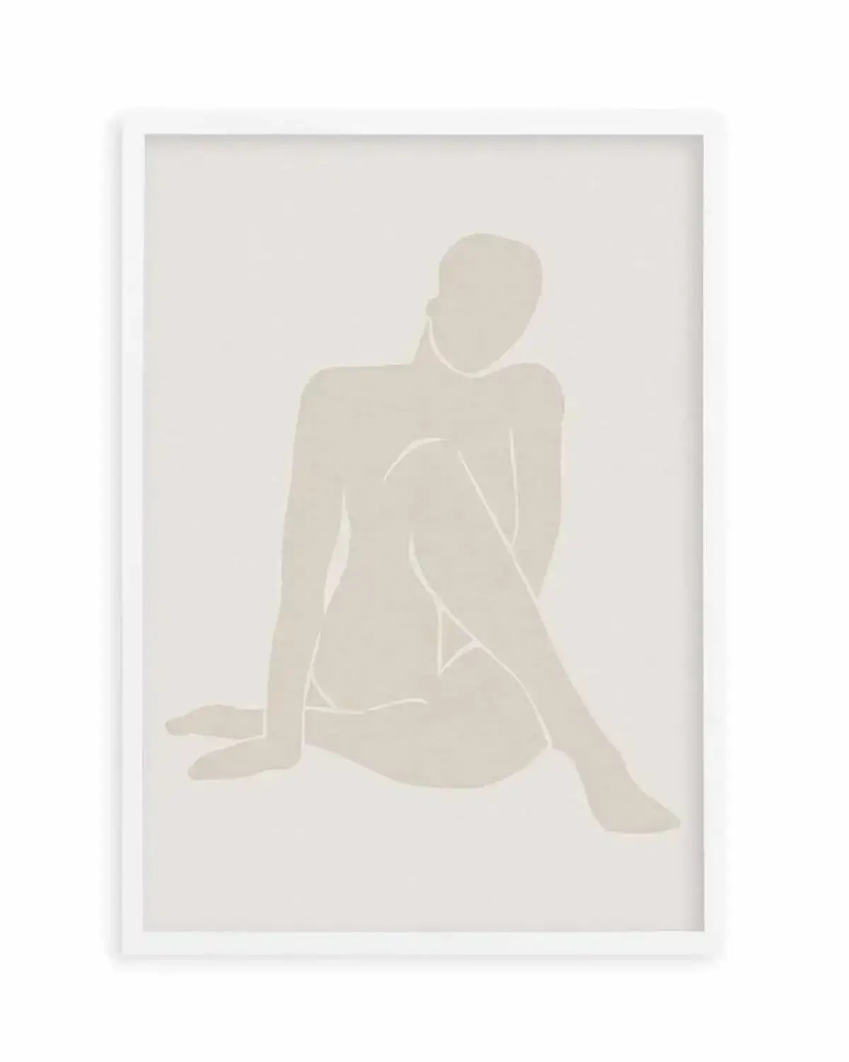 Forme Feminine I | Beige Art Print from Olive et Oriel where you can shop wallpaper and artworks online