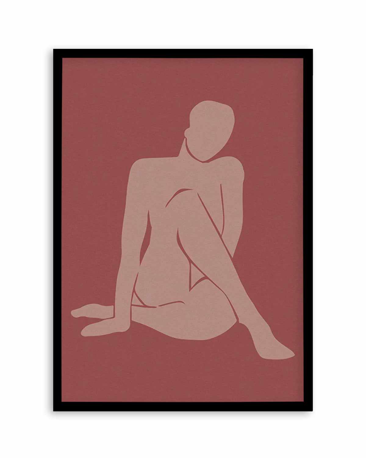 Forme Feminine I | Rouge Art Print