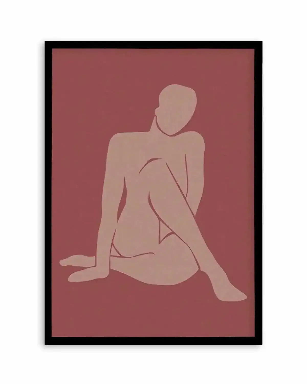 Forme Feminine I | Rouge Art Print from Olive et Oriel where you can shop wallpaper and artworks online