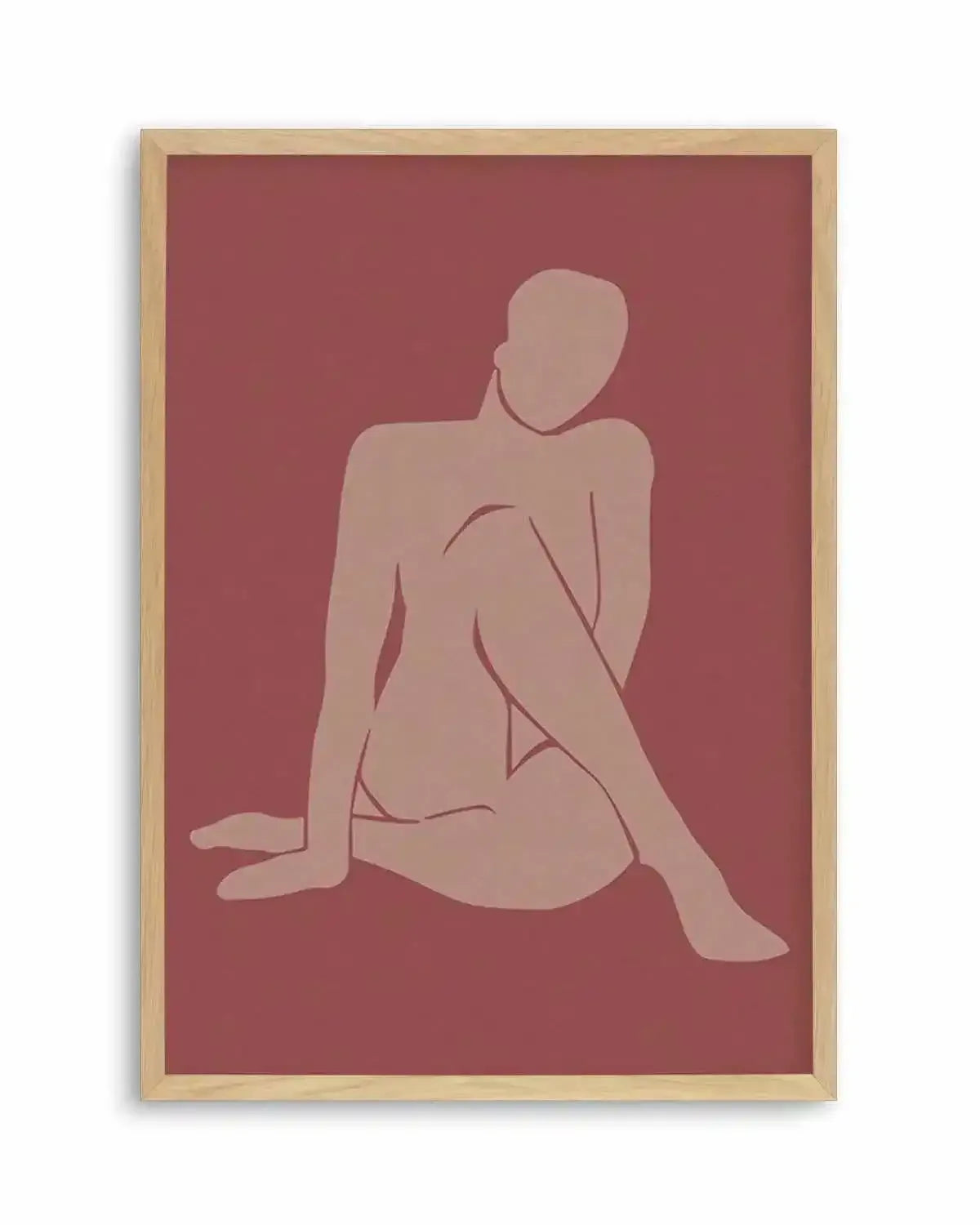 Forme Feminine I | Rouge Art Print from Olive et Oriel where you can shop wallpaper and artworks online