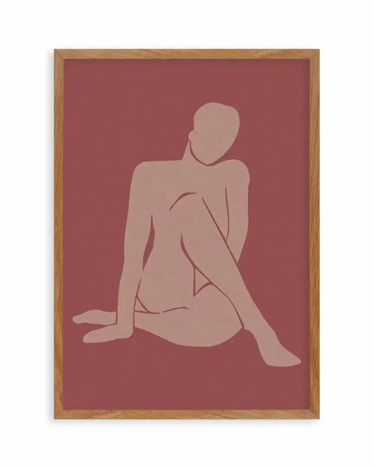 Forme Feminine I | Rouge Art Print from Olive et Oriel where you can shop wallpaper and artworks online