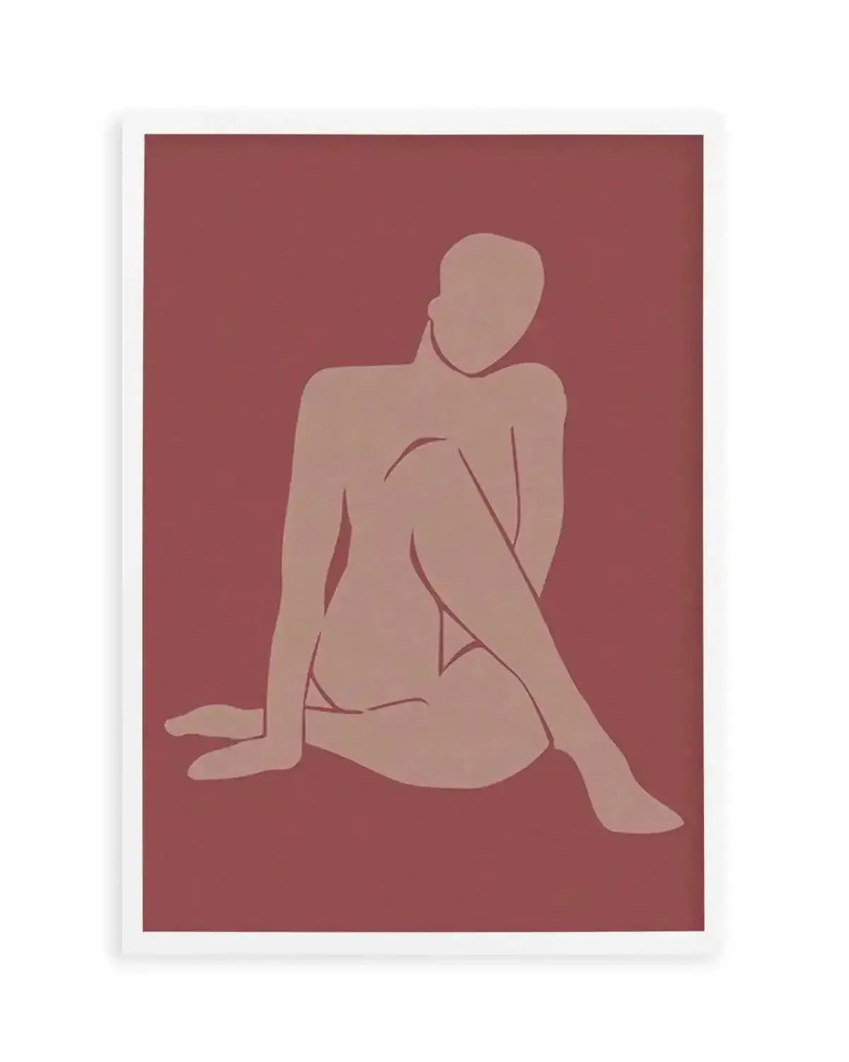 Forme Feminine I | Rouge Art Print from Olive et Oriel where you can shop wallpaper and artworks online