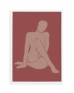 Forme Feminine I | Rouge Art Print