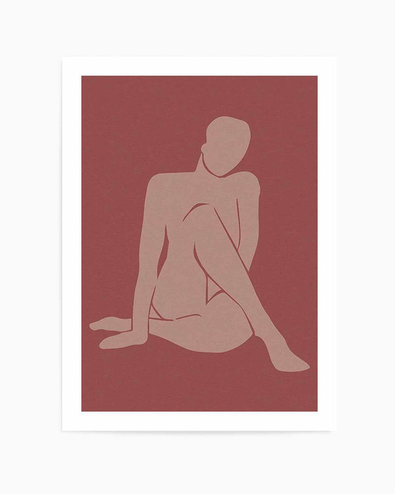 Forme Feminine I | Rouge Art Print