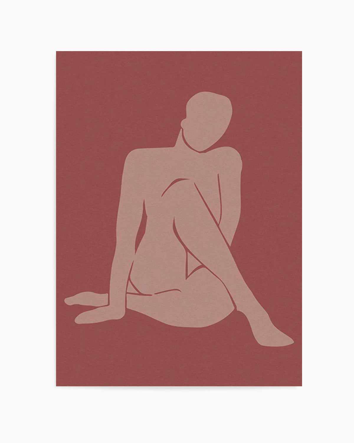 Forme Feminine I | Rouge Art Print