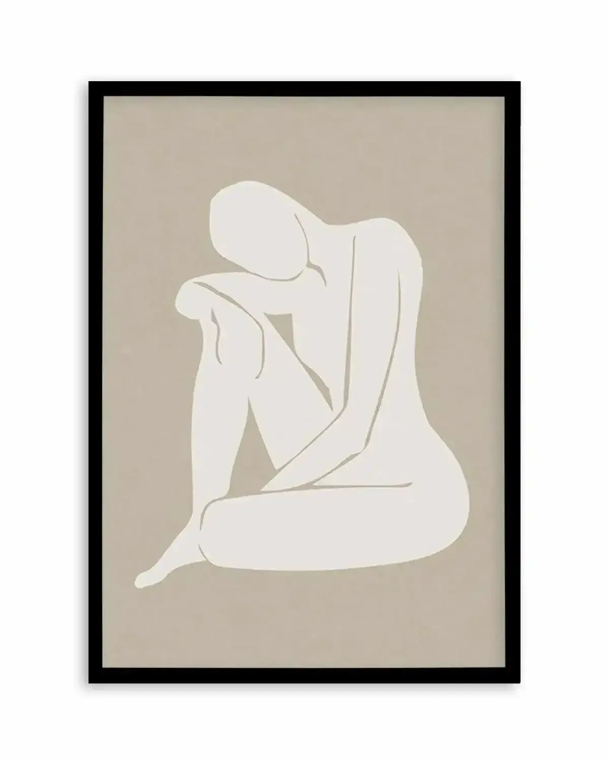 Forme Feminine II | Beige Art Print from Olive et Oriel where you can shop wallpaper and artworks online