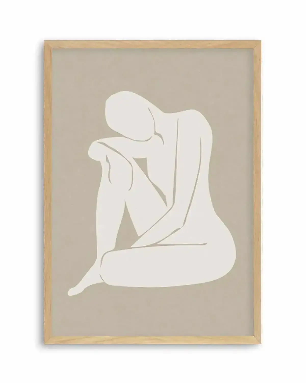 Forme Feminine II | Beige Art Print from Olive et Oriel where you can shop wallpaper and artworks online