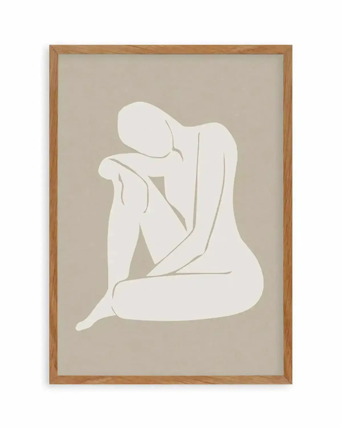 Forme Feminine II | Beige Art Print from Olive et Oriel where you can shop wallpaper and artworks online