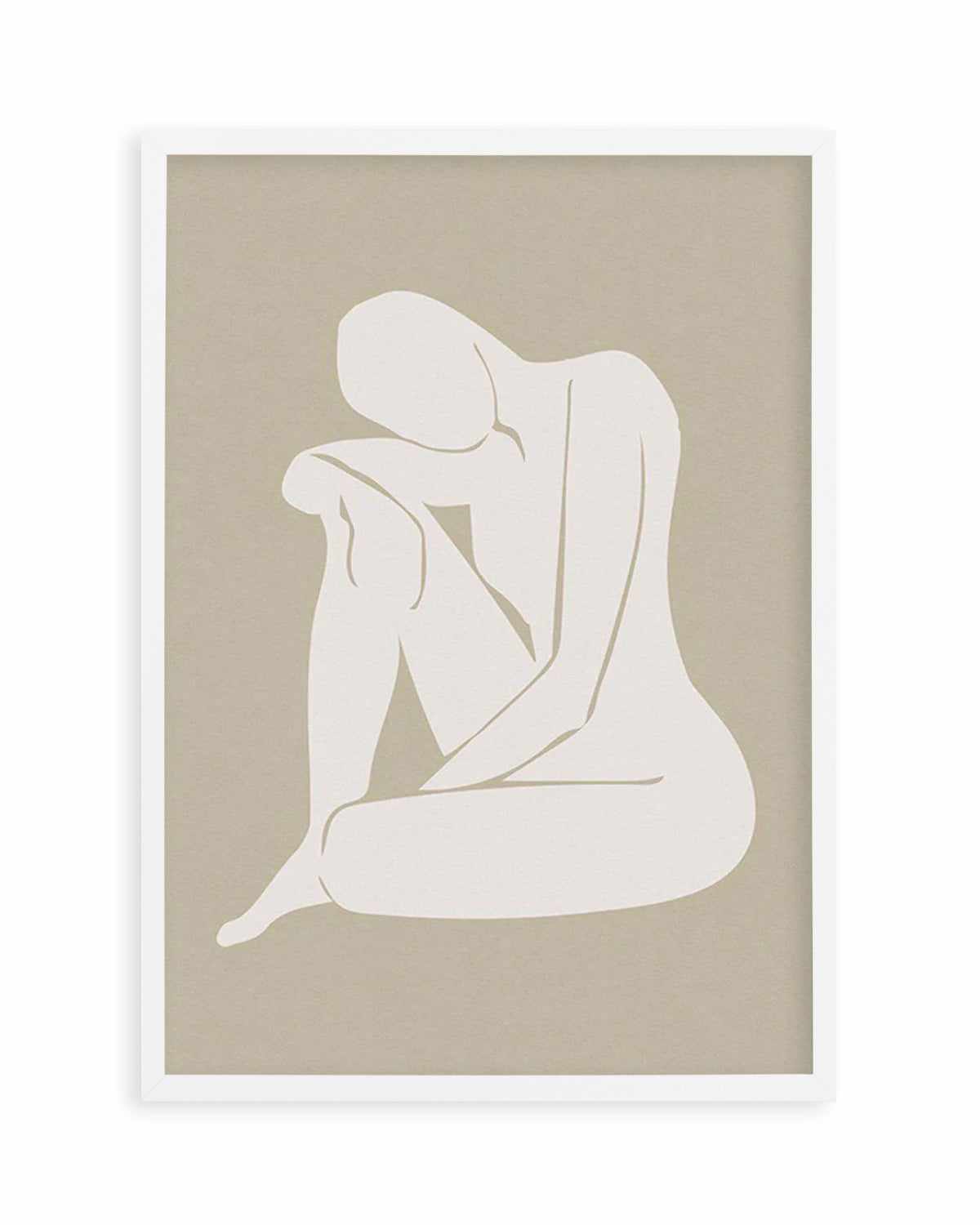 Forme Feminine II | Beige Art Print