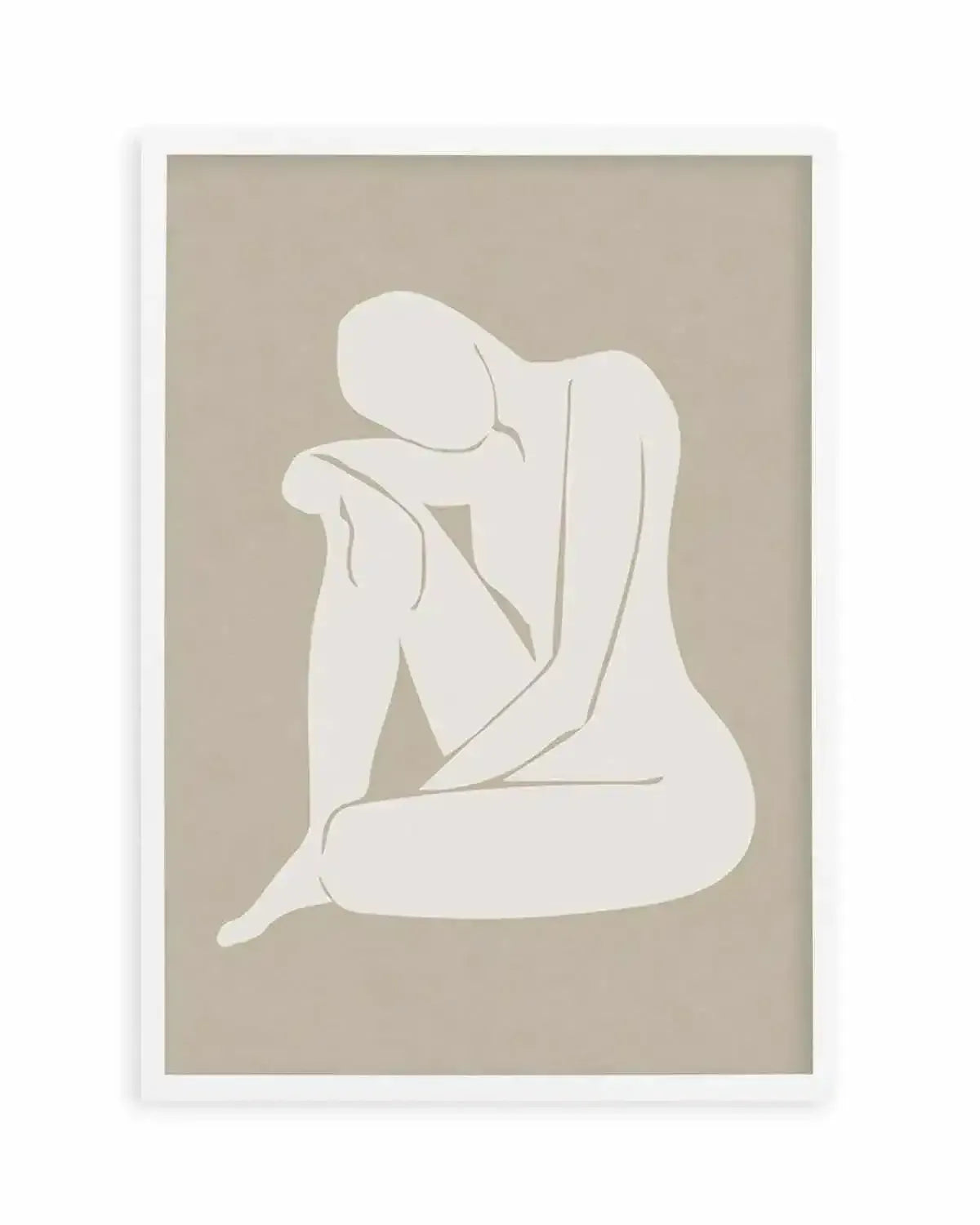 Forme Feminine II | Beige Art Print from Olive et Oriel where you can shop wallpaper and artworks online