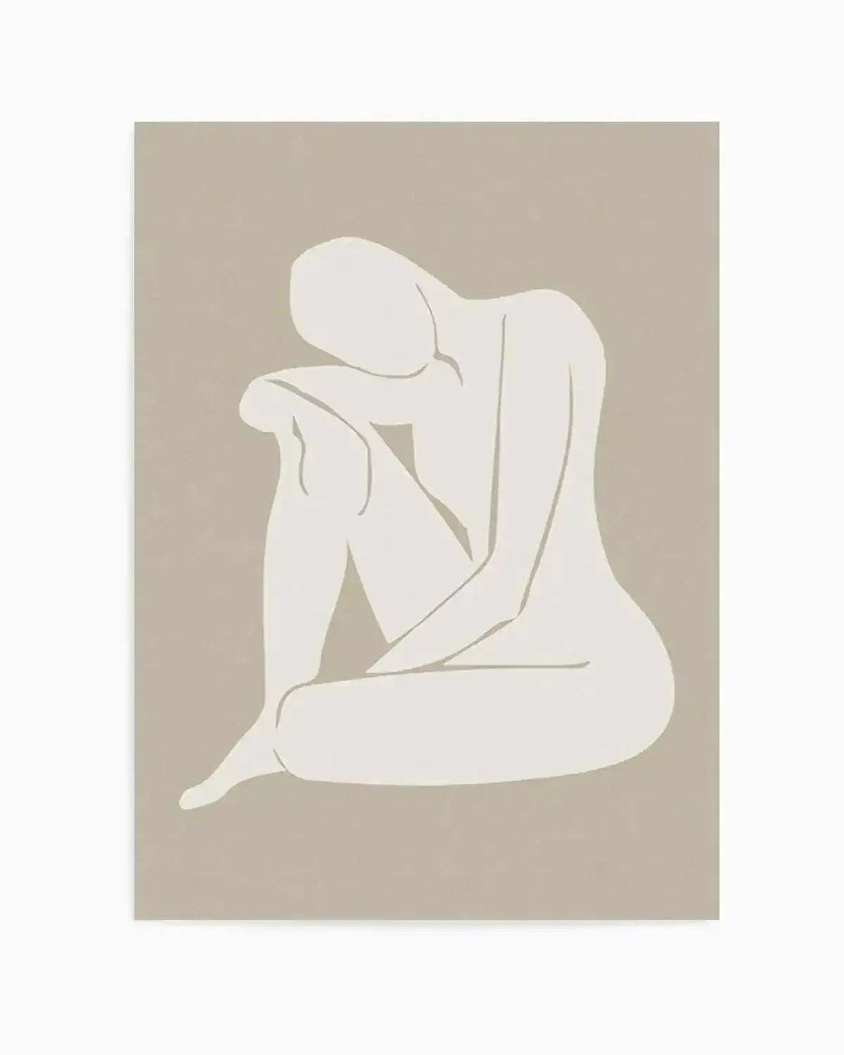 Forme Feminine II | Beige Art Print from Olive et Oriel where you can shop wallpaper and artworks online