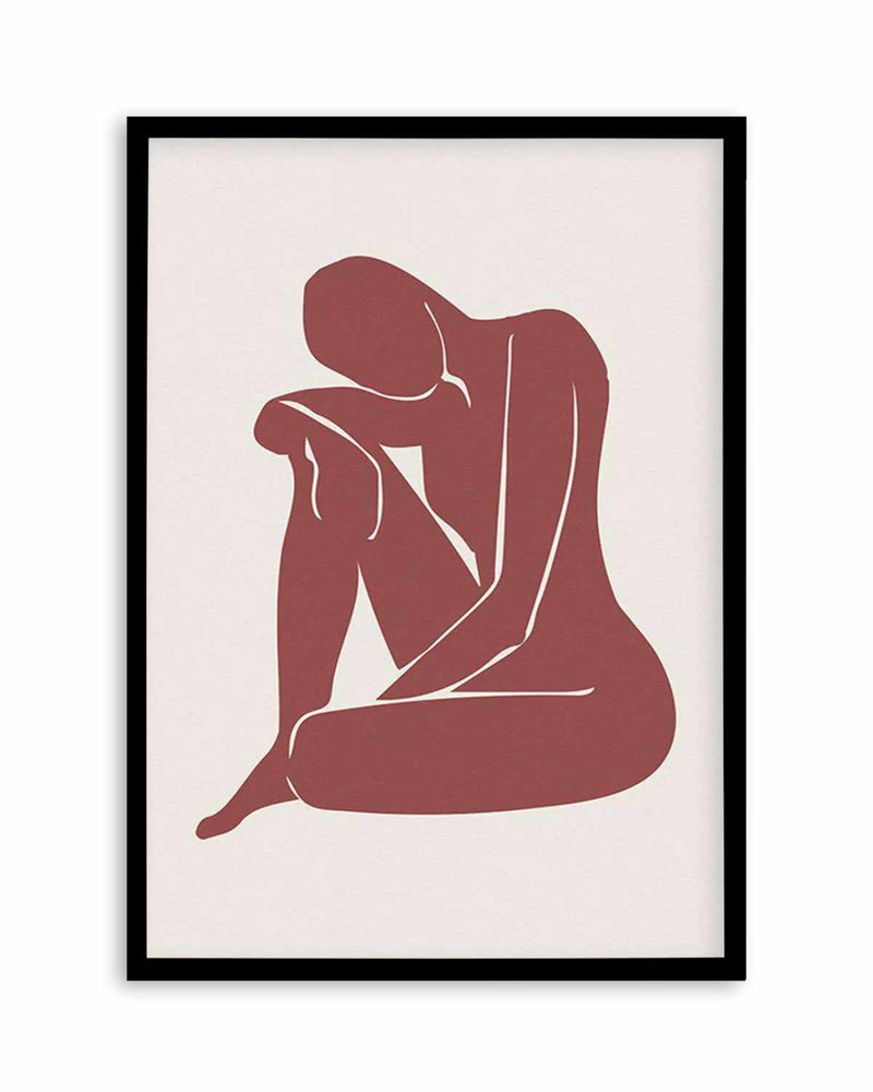 Forme Feminine II | Rouge Art Print