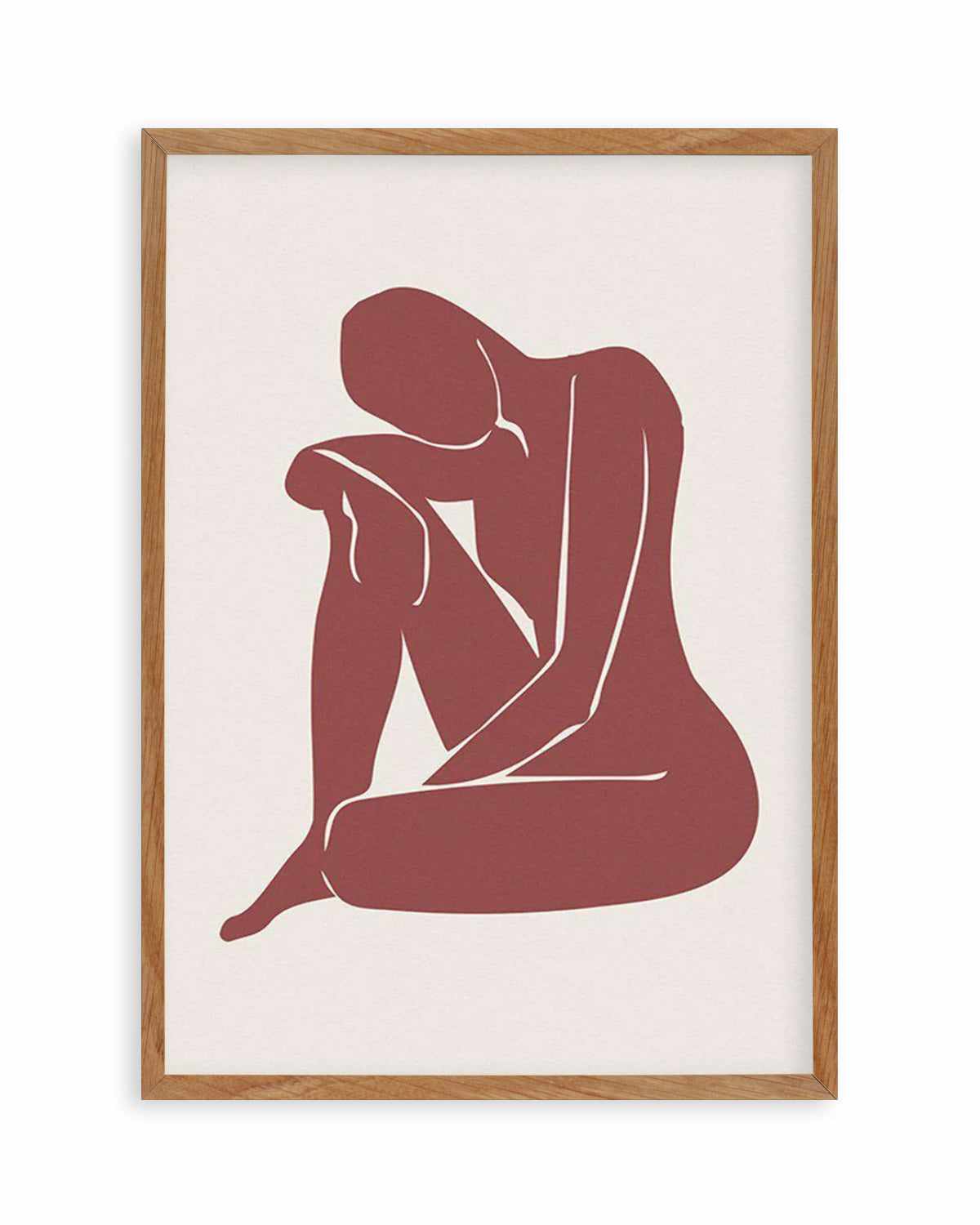 Forme Feminine II | Rouge Art Print