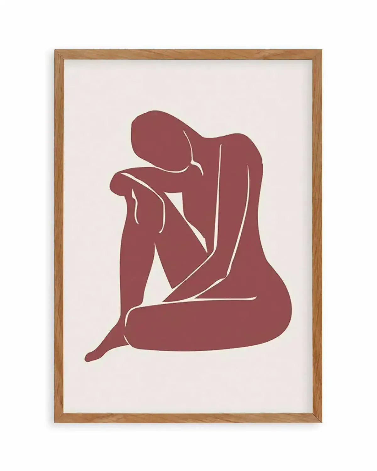 Forme Feminine II | Rouge Art Print from Olive et Oriel where you can shop wallpaper and artworks online