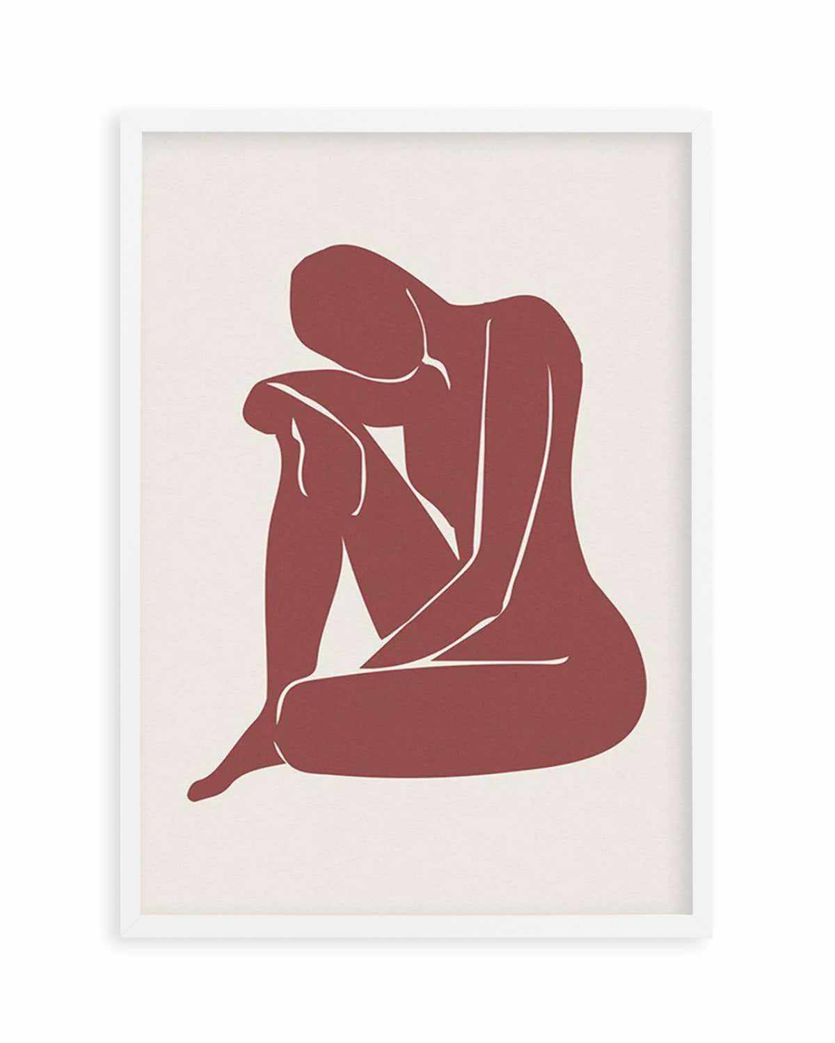 Forme Feminine II | Rouge Art Print