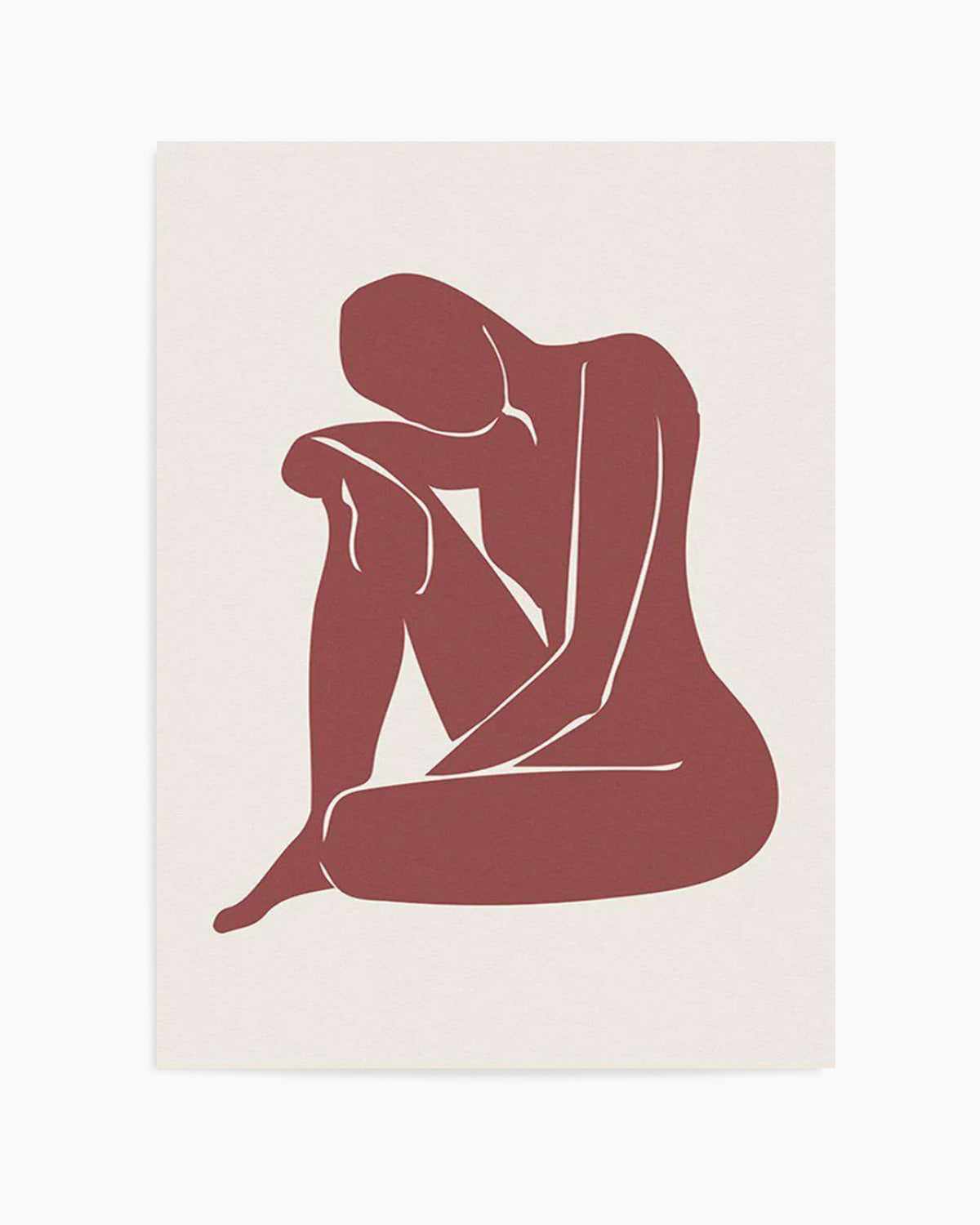 Forme Feminine II | Rouge Art Print